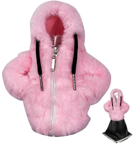 ZHUMCCY Plüsch Gangschaltungs Hoodie, Winterliches Auto Schalthebel Hoodie Lustige Auto Shifter Hoodie Auto-Dekoration, Innen-Gadgets Für Auto, SUV, Wohnmobil, LKW