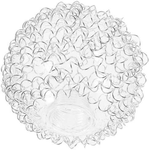 ABOOFAN Abat-jour Verre Globe Pour Remplacement De Lampes Suspendues Design Élégant Aluminium Diamètre Compatible