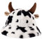 Generisch Funky Fuzzy Cow Print Bucket Hat Mit PlüSchhörnern Kuh Kostüm Damen Fischerhut Bucket Hat- Perfekt Für Frauen Und Mädchen!