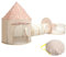 Tente d'intérieur pour enfant avec tunnel d'éveil Pop Up - Piscine à balles pliable avec sac de rangement - Tente de jeu pour enfants - Pour activités de maternelle, pique-niques, fêtes de famille,