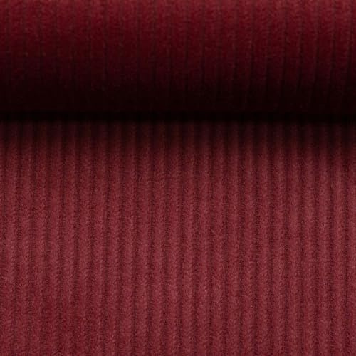 Doppelmoppel Cordstoff Meterware Breitcord Swafing Marius burgundy 338 | 15,90 EUR/m