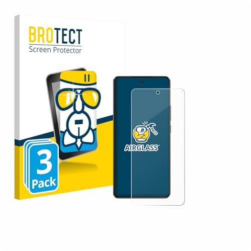 BROTECT Schutzglas für realme GT 7 | 3 Stück Transparenter Displayschutz Made in Germany Schutzfolie Panzer Folie Glas 9H Anti-Fingerprint Einfache Montage Clear