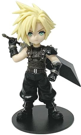 REOZIGN Tifa Lockhart, Zack, Cloud Strife, Aerith Gainsborough, Version Q Stehend, Anime, 11 cm, Modell aus PVC, Dekoration, Geschenke (d)