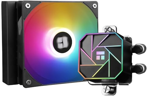 TR-Thermalright Aqua Elite 120 V3 CPU Liquid Cooler-120 Specification Aio Cooler,120mm ARGB Cooling Fan,Easy Installation,Compatible with AM5/AM4, LGA1851/1700/115X/1200