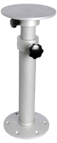 ZHAOBEIK RV-Tischbeine Höhenverstellbar, Abnehmbares RV-Teleskop Tischbein, 45-69cm Höhenbereich, Aluminiumlegierung, für Boot, Marine, Yacht