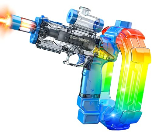 Electric Water Gun for Kids Teens and Adults with LED Lights & Sound, 750ML | Rechargeable Squirt Gun, Water Blaster with Up to 33FT Range, Pool Beach Summer Outdoor Toy
