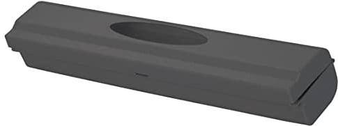 WENKO Distributeur Film Alimentaire, Distributeur Papier Aluminium, Perfect Cutter, Anthracite, 38 x 5,2 x 6,7 cm