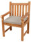 Gutekissen® Sitzkissen für Bank, Gartenschaukeln, Sitz, glatt. FK5 (45x45x5, Beige)
