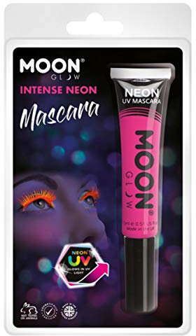 Moon Glow Intense Neon UV Mascara, Hot Pink