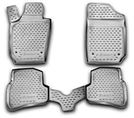 Element Passgenaue Premium Antirutsch Gummi Fußmatten - SEAT Ibiza, schwarz