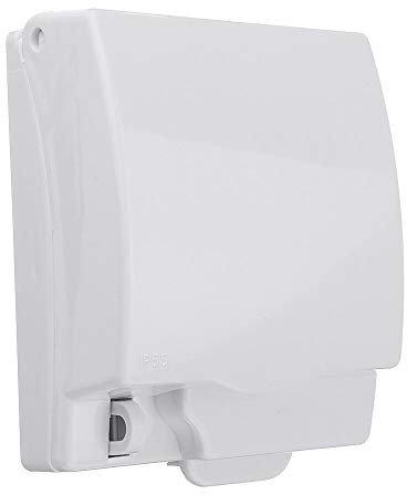 SGerste Waterproof Box Type 86 IP55 Outdoor Splashproof Box Switch Socket Anti Shock Protective Cover Lockable (#1)
