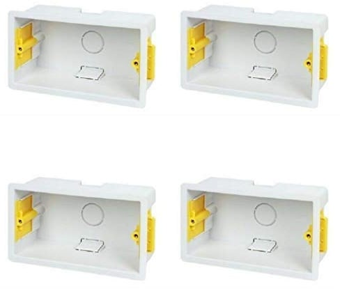 Appleby SB631 Dry LiningFast Fix Boxes Double 2 Gang 47mm Deep (Pack of 4)