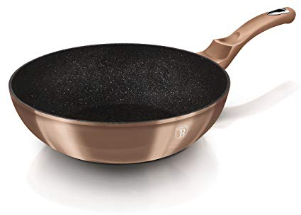 BERLINGER HAUS - Wok 30 cm, Metallic Line Rose Gold Edition Protezione gratuita