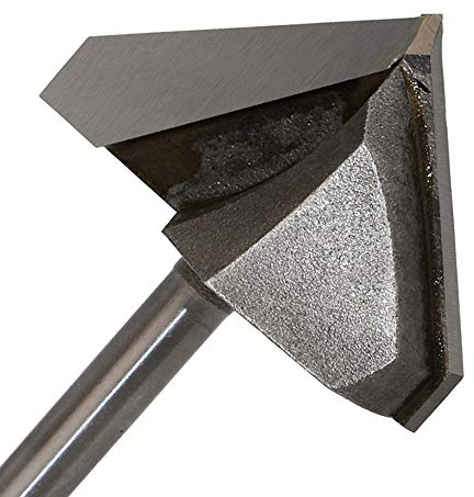 Hartmetall 90 Grad 1/4x1-3/4 Zoll Router Bit Holzbearbeitung Fräser Schneidwerkzeug V-Typ Fräsfräser für Holzbearbeitungswerkzeug