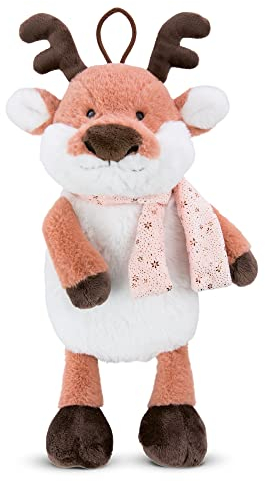 NICI Kuscheltier-Wärmflasche Rentier Jonte 350ml - 2 in 1 - Weiches Kuscheltier & Wärmflasche für Mädchen & Jungen I Bettflasche ab 10 Monate – 48336