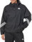 adidas Coupe-vent Anorak à capuche pour la rentrée scolaire pour homme, Noir, S