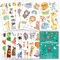 Sugeru 100+ Tattoo Kinder Hautfreundlich,Tier Tatoos Aufkleben Sticker Kids,Kinder Tattoos Jungen Mädchen,Mitgebsel Kindergeburtstag//Sojabohnenextrakt–Natürliche Sichere Inhaltsstoffe (Tiere)