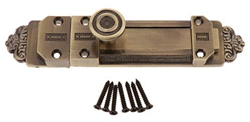 Verrou de porte de fenêtre classique vintage bronze ancien