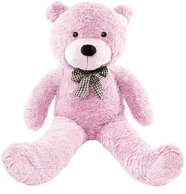 Gustaw Grand Ours en Peluche XXL Classico - Nounours Géant, Teddy Bear Ourson - Idéal comme Cadeau (Rose, 160cm)