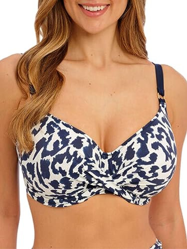 Fantasie Hope Bay Full Cup Bikini Top French Navy Blue 32E