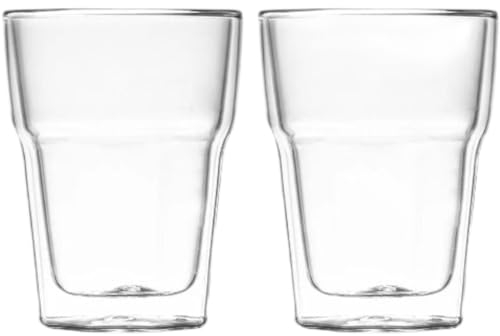 Gusta - Doppelwandige Kaffeegläser 'Chantilly' (220ml, 2er-Set)