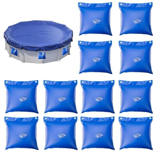 12 Pesi Della Copertura Della Piscina per La Copertura Della Piscina Interrata, Pesi per La Copertura Della Piscina in PVC, Pacchetti Di Sacchetti per La Copertura Della Piscina, 25 * 30cm