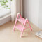 GameGem Pinke 2-stufige Leiter, kleiner Küchen-Tritthocker für Erwachsene, breites 20 cm großes Pedal für bequeme Nutzung, stabile und niedliche Trittleiter mit rutschfestem Fuß, freundlicher für