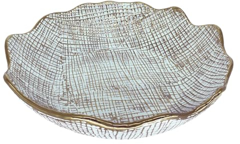 ROCKING GIFTS Bandeja de Ceramica Redonda, Centro de Mesa, 30 cm