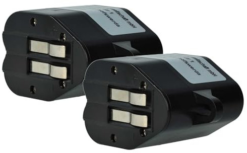 vhbw 2X Akku kompatibel mit Siemens VSR 8000 Sensor Cruiser Saugroboter (3000 mAh, 6 V, NiMH)