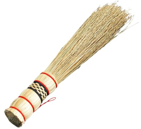 Didiseaon Cepillo para Macetas Natural Limpieza Cepillo Limpiador Platos Cepillo para Wok Bambú Fregador Platos Cepillo para Platos Sisal Multifunción Bol Madera