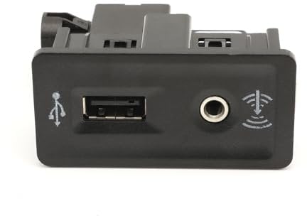 LIAMORFE OEM Carplay Interface Module USB AUX Port Insert for VW Golf Seat 2013-2019# 5G0035222E Black