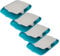 Leitz A4 Briefkorb mit Organiser, 4er Pack, Sanftes Blau, Cosy-Serie, 52590061