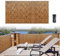 Brise Vue Bambou Naturel Canisse Bambou 60cm 70cm 80cm 90cm 100cm 110cm 120cm 130cm 140cm 150cm 160cm Hauteur Clôture En Roseau Durable Pour Balcon, Terrasse Et Jardin(Color:Carbonized black line,Size