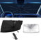 YANGCP Parasol Parabrisas Delantero Coche para BMW F30 F31 F34 F10 F11 F07 F12 F13 X3 X4 X5 X6 F16 F20 F21 M135I 140I X1 X2, Parasol Plegable Proteger de la Lluvia