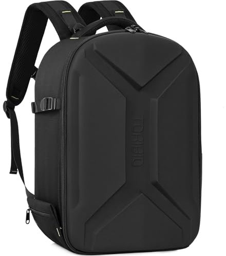 OUUTMEE Camera Bag Hard Shell Camera Backpack, Hard Case Photography Backpack Large DSLR Camera Bag Case, Waterproof Hardcase Camera Backpack