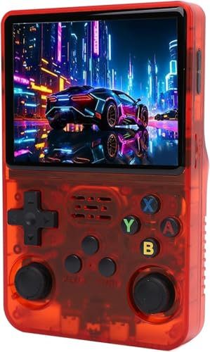 Consola Retro Portatil R36S con 15000 Juegos - Retro Game Console con Juegos de PS1, PSP, N64, NDS, SuperN, GameB, GBA, NeoG, etc. Pantalla HD IPS de 3.5 640 * 480 - Quad Core 1,6 GHz y RAM 1GB
