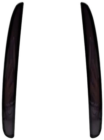 BAKUGO 2 Stück Hintere Stoßfänger Lampe Bremsnebel Licht Dynamischer Reflektor Für Honda Civic Typ R 2016 2017 2018 2019 2020-Model A||Smoke