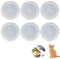 Rayconup Dosendeckel 400g, 6 Stück Deckel für Dosen, Waschbar Dosendeckel Deckel für Katzen & Hundefutter Dosen, Konservendosen für Aufbewahrung Lebensmittel Tierfutter Katzenfutter Hundefutt(75mm)
