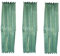 Kanta Lot de 3 treillis muraux extensibles en bois pour plantes grimpantes, décoration et cloisonnement (vert, 180 cm x 30 cm)