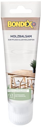 Bondex Holzbalsam, farblos, 100 ml, Bienenwachs Holzpflege, Farb- und geruchlose Holzpolitur, Wachs für alle Holzarten