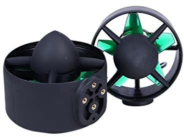 JVDDI 800W High Speed ROV Underwater Propeller For Fishing Boat Kayak Modified Submersible Robot 24-48V 10A 130N，1pc(1pc left)