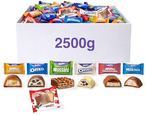 Capico Choco Biscuit mix Box mit Milka Favourites ca. 210 Teile (2,5 Kg)