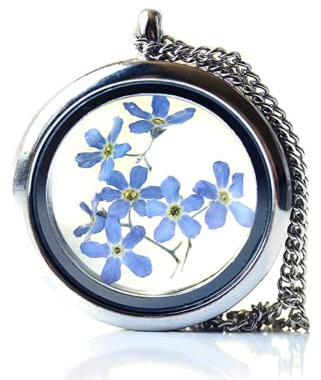 Medaillon - Vergissmeinnicht