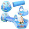 Tente de Jeu Enfants Maison 3 en 1 Tunnel Pop Up Pliable Monde de l'océan pour Bébé Enfant Crawling Playhouse en Plein Air Intérieur Piscine Jardin École Maternelle Cadeau Anniversaire