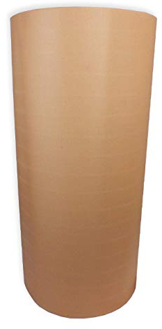 1 Bobina cartón ondulado 90 cm. 50m lineales. 350 gr/m2
