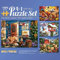 Bits and Pieces - 1000-teiliges Puzzle für Erwachsene - Country Living 4-in-1 – vier 1000-teilige Puzzle-Multipack Urlaubspuzzle von Künstler Larry Jones