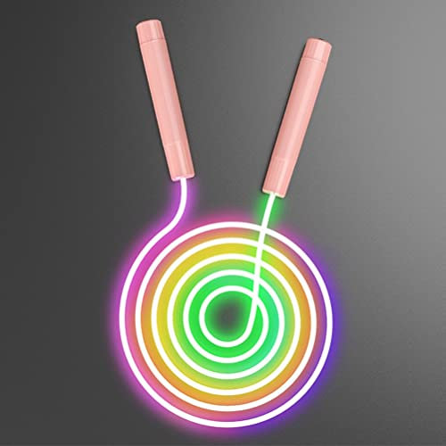 LED Jumping Rope for Kids Light Up Exercise Jump Ropes,Luminous Adjustable Skipping Ropes for Sport Fitness