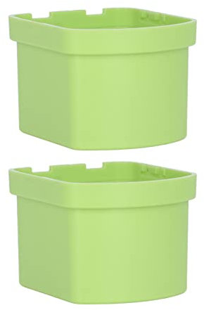 Kadimendium 2Pcs 18V Battery Holder Wall Mount Storage Bracket Box Case Battery Mount Holder for Ryobi Power Tool Accessories