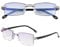 Titanium progressive Dual-Use-Lese-brille für nah und fern,Progressives Multifokal Lesebrille,Diamantgeschliffene Bifokale Progressive Und Anti-blau-brillen leicht-Lesebrille,Mit Brillenetui (+2.5)