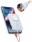 VEGER Mini batería externa compatible con Apple Watch, batería externa de 5000 mAh con cable integrado, batería externa PD de 20 W compatible con iPhone, Apple Watch (8-1), teléfonos móviles, etc.